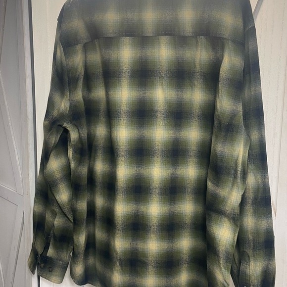 Weatherproof Men's Green and Black Plaid Shirt 2XL - Picture 3 of 4
